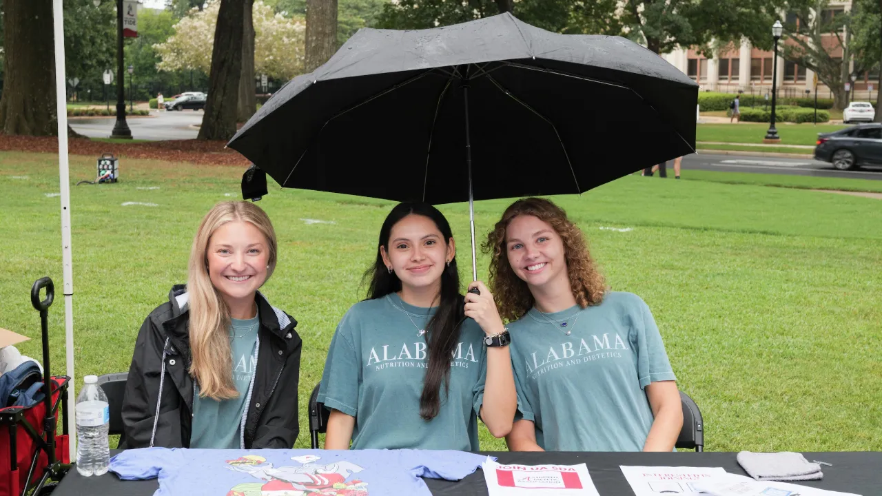 Nutrition members at get on board day