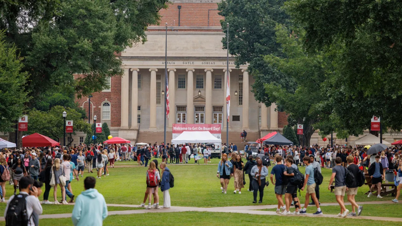 Quad view at Get on Board Day